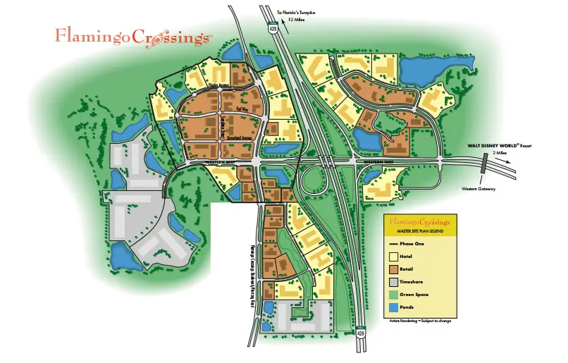 Flamingo Crossings near Walt Disney World is Getting a New Third Hotel