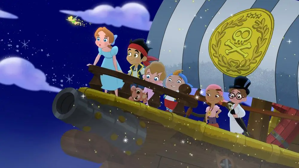 Wendy drops in on Jake and the Neverland Pirates!