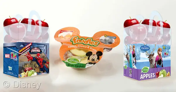 Disney to Showcase New Frozen and Spider-Man-Branded Bagged Apples