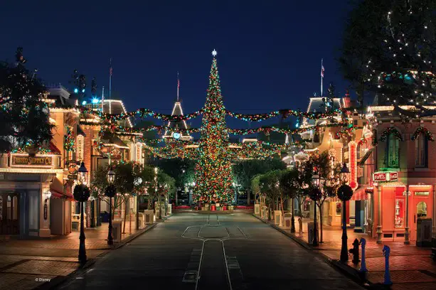 See the Christmas Trees of the Disneyland Resort