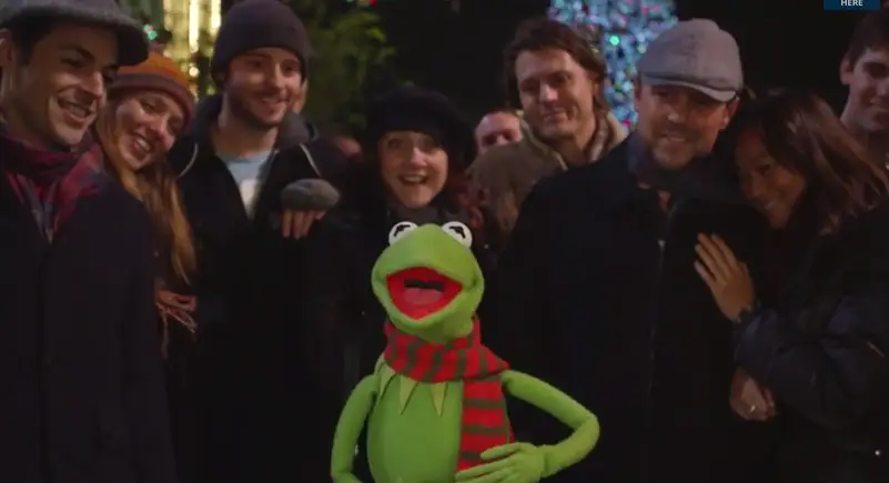 Kermit Sings “It Feels Like Christmas” at Disneyland