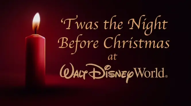 Twas the Night Before Christmas at Walt Disney World