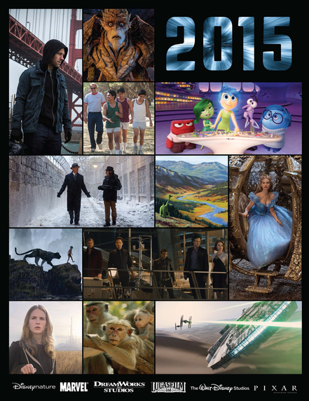 Walt Disney Film Schedule for 2015