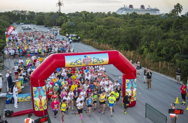 Inaugural Castaway Cay Challenge 5K Race on Disney Cruise Line Private Island