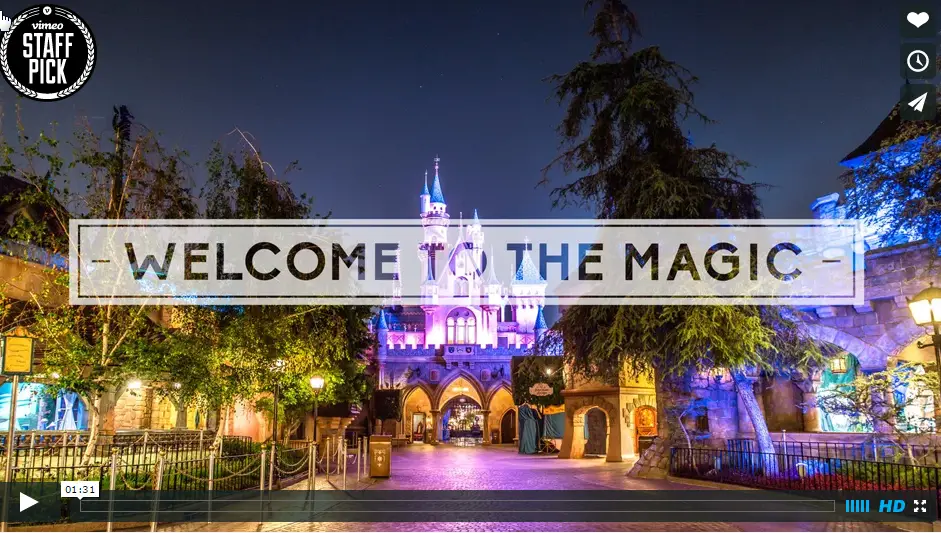 Welcome to the Magic of Disneyland (Video)