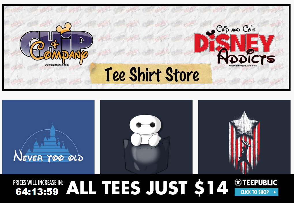 $14 Disney Tee Shirt Sale