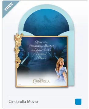Punchbowl Unveils Online Invitations for the Upcoming Cinderella Live Action Movie