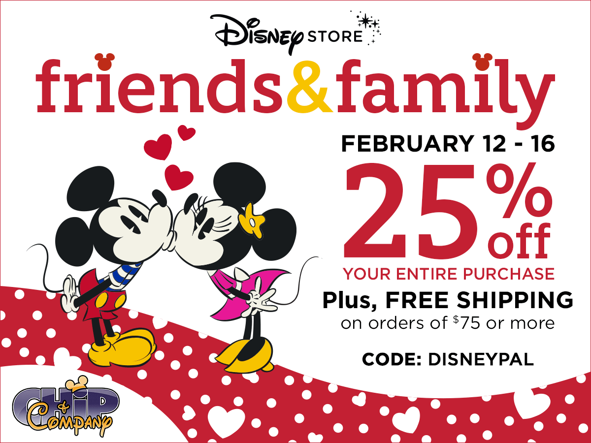 Disney Store Friends & Family Promotion & Giveaway!