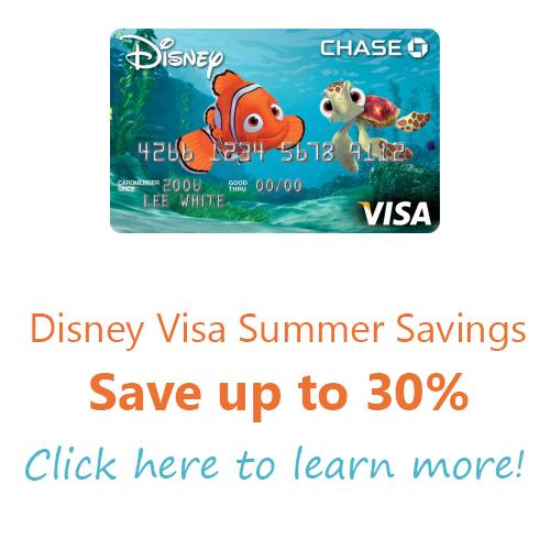 Disney Visa – Summer Room Savings! Up to 30% off!