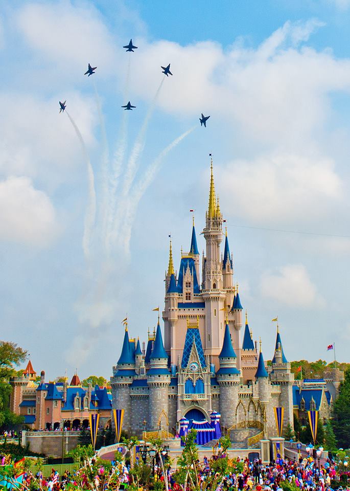 Blue Angels Soar Over Disney World