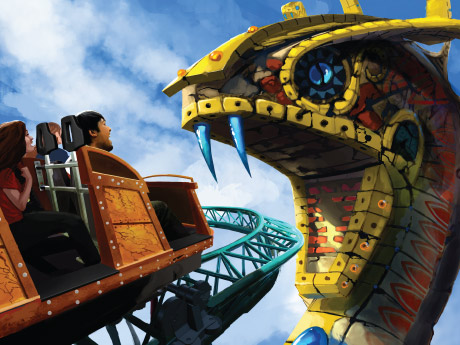 Cobra’s Curse Spinning Roller Coaster Coming to Busch Gardens Tampa in 2016