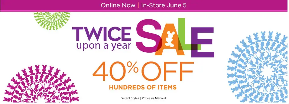 Disney Store Twice Upon a year sale!
