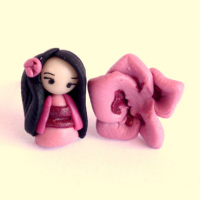 2015 06 22 21 28 05 Mulan stud earrings inspired by the Disney by CandyDesignCrea