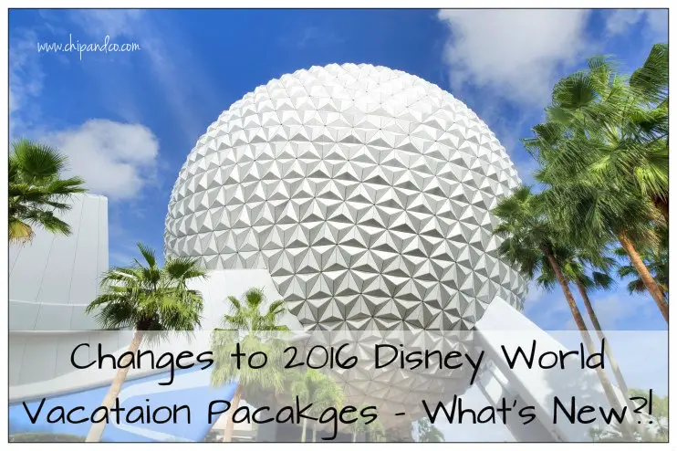 2016 Walt Disney World Vacation Packages – What’s New?!