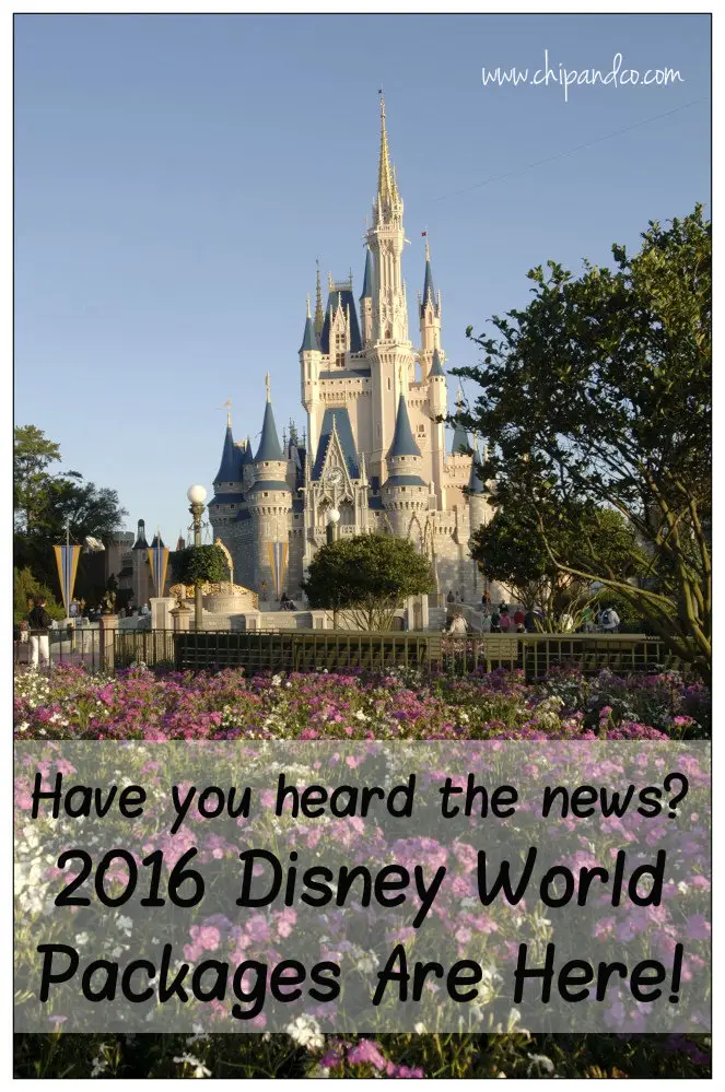 2016 Walt Disney World Vacation Packages Are Here!