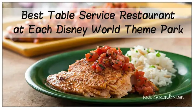 Best Table Service Restaurant at Each Disney World Theme Park