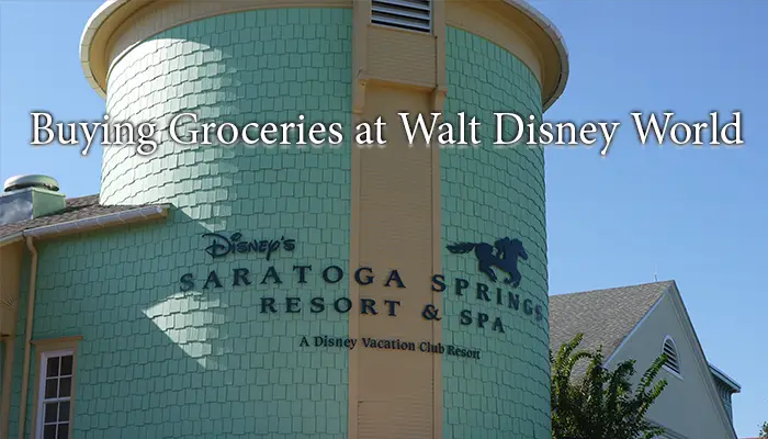 Buying Groceries at Walt Disney World