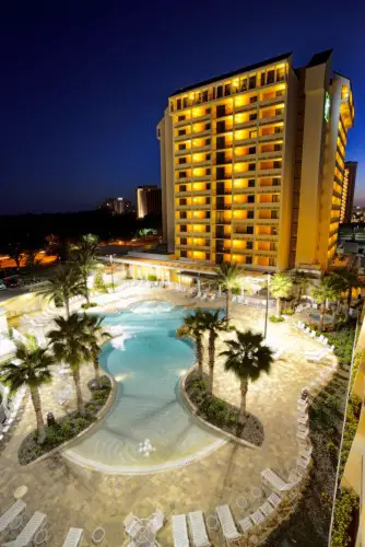 Holiday Inn Orlando Lake Buena Vista exterior with pool Downtown Disney Resort Area Hotels