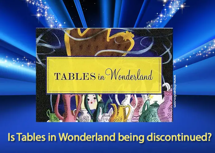 Is Tables in Wonderland being discontinued?