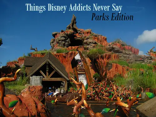 Things Disney Addicts Never Say: Parks Edition