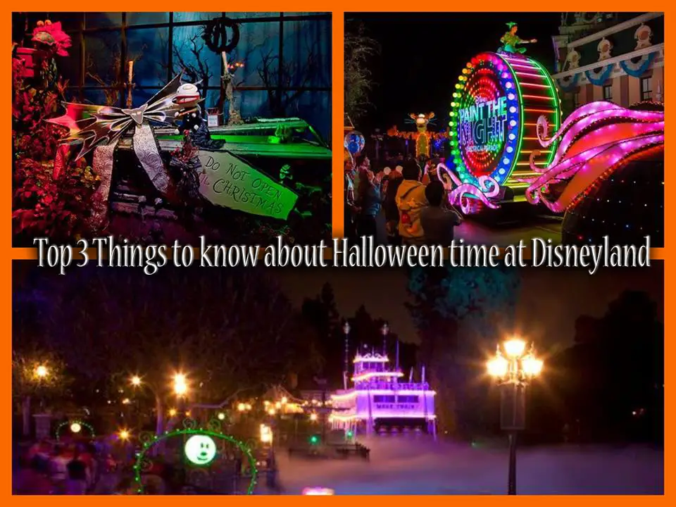 Top 3 Things to know about Halloween time at Disneyland