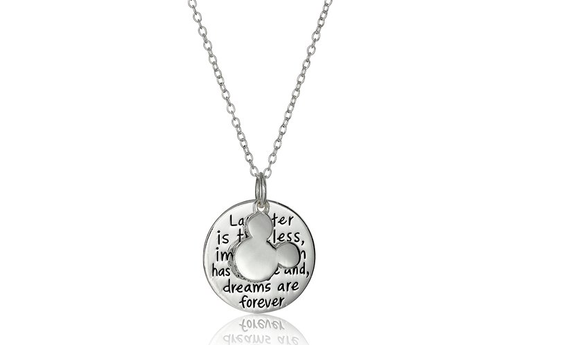 Disney Necklace – “Laughter is Timeless, Imagination Has No Age and Dreams are Forever”