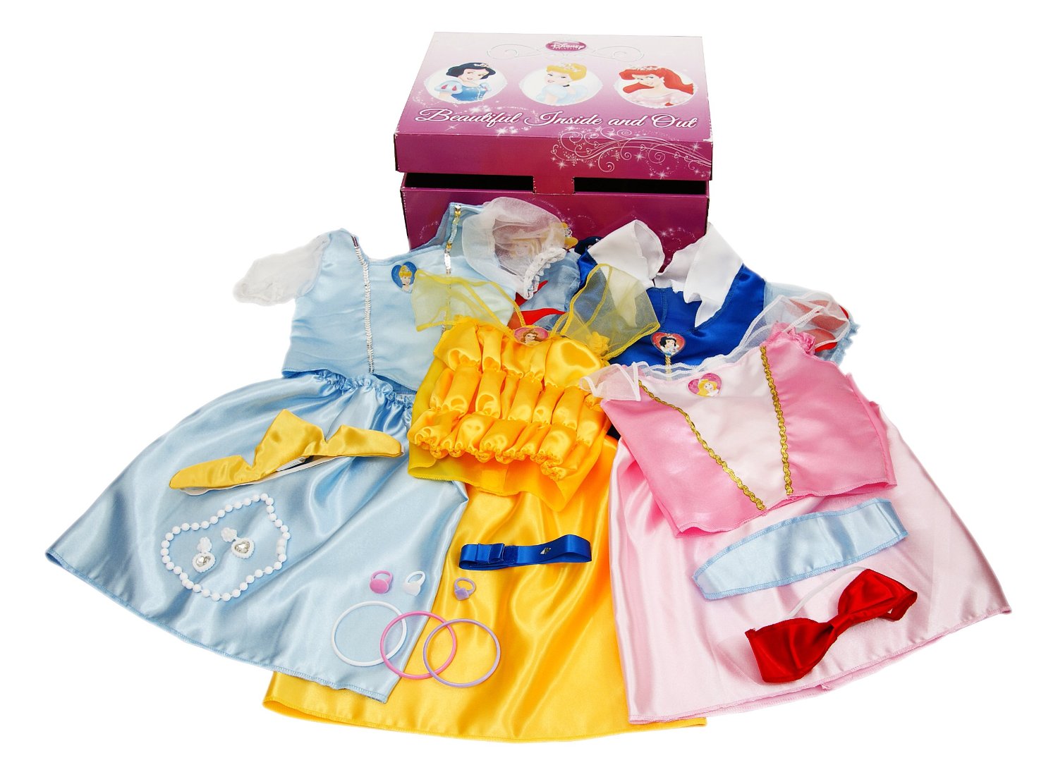 Have some fun with this Disney Princess Dress Up Kit
