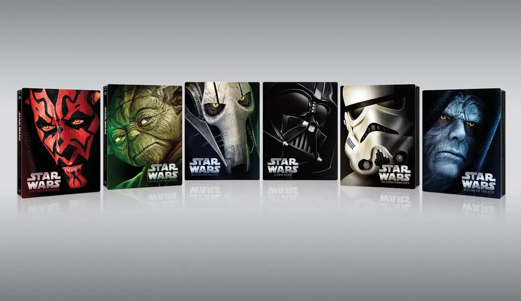 The Star Wars Saga to be Enshrined in LIMITED EDITION BLU-RAY STEELBOOKS