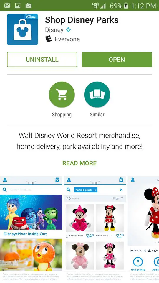 Disney’s “Shop Disney Parks” App has Been Updated
