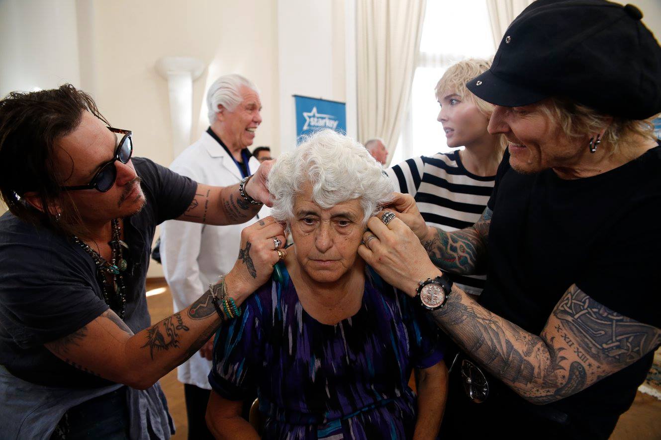 Johnny Depp and Friends Help Give the Gift of Hearing