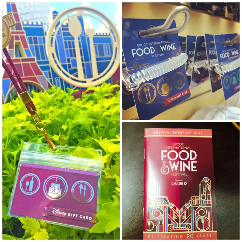 Returning this year New Wearable Disney Gift Card Design for the Epcot Food & Wine Festival
