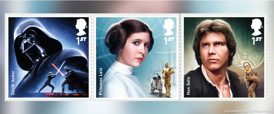 Star Wars Postage Stamps are Coming to the UK