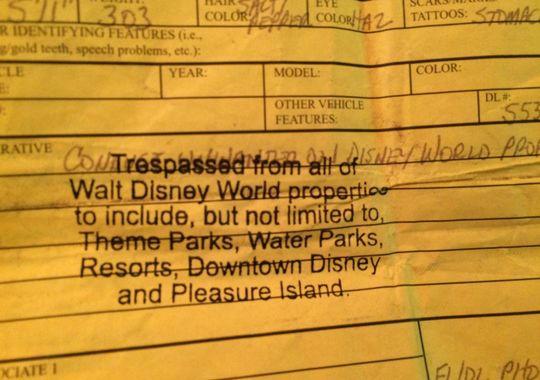 Man Banned From Disney World Permanently for Meth Lab Joke