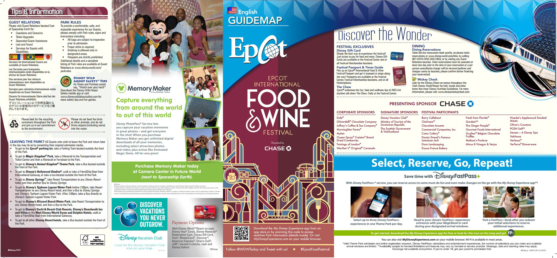 First look – 2015 Epcot Food and Wine Festival Park Maps