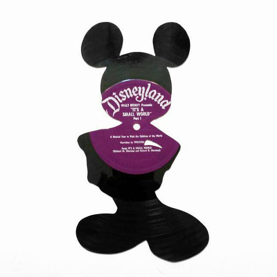 Disney Finds – Handmade Disney Vinyl Record Cutouts