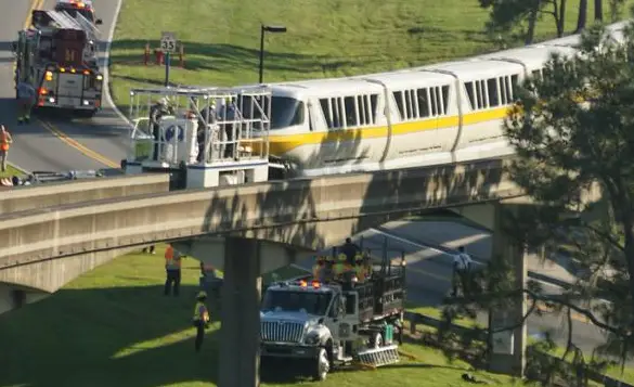 Walt Disney World guests stranded on Monorail