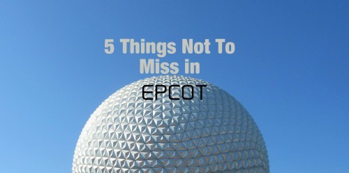 5 Things You Won’t Want to Miss in EPCOT