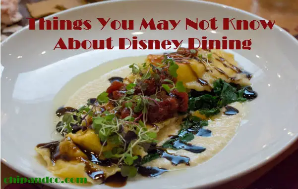 10 Secrets You May Not Know About Disney Dining