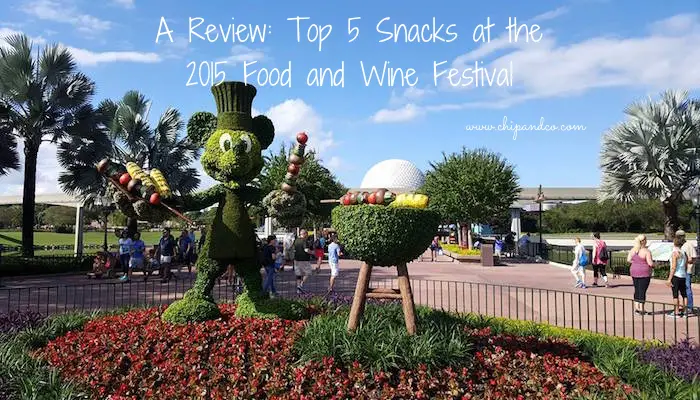 Top 5 Snacks at the 2015 Food and Wine Festival