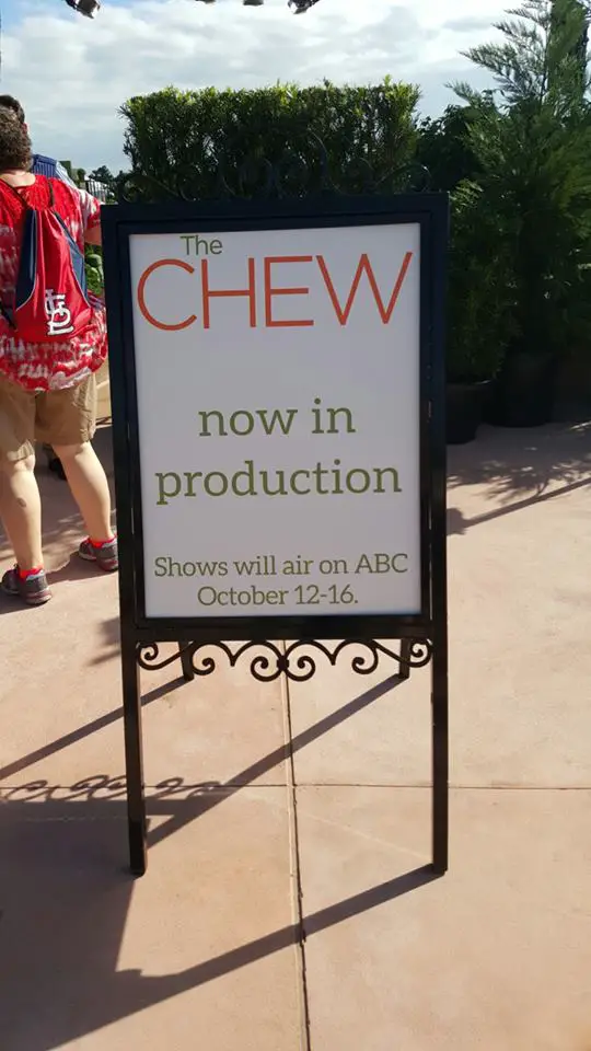 “The Chew” airing shows from the Epcot Food & Wine Festival this week!