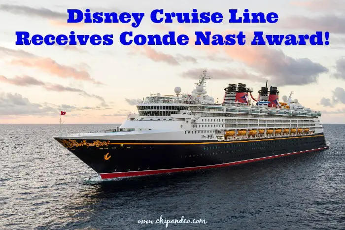 Disney Cruise Line Receives Top Honors (Again!) from Conde Nast!