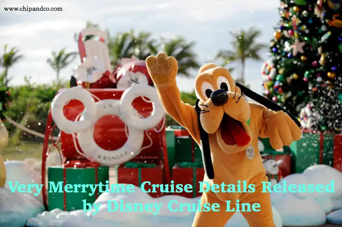 Disney Cruise Line Releases Very Merrytime Cruise Details