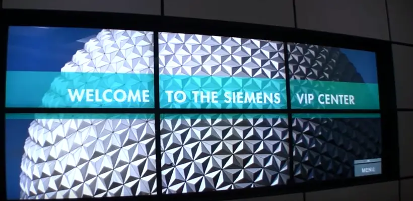 Siemens Epcot VIP Lounge for US Military and Retirees