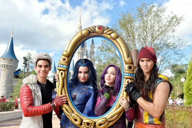 The Stars of “Descendants” Were at the Magic Kingdom Filming for “The Disney Parks Unforgettable Christmas Celebration”