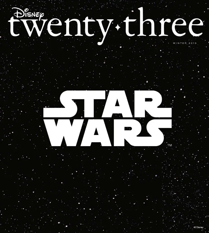 The Winter 2015 Issue of Disney Twenty-Three Unlocks the Power of the Force
