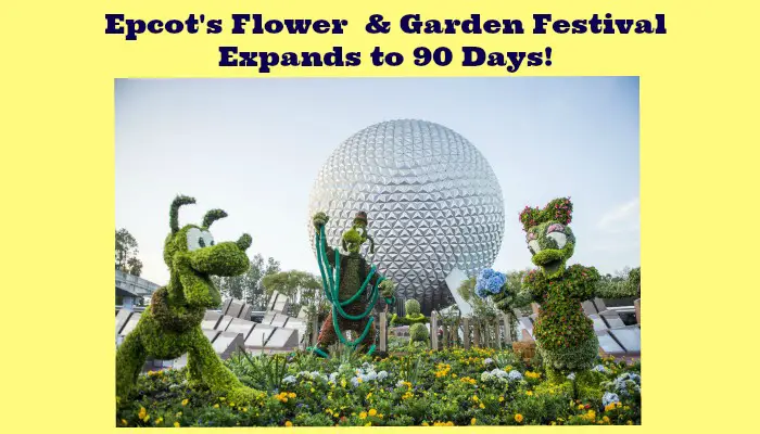 Epcot’s Flower & Garden Festival Expands to 90 Days in 2016