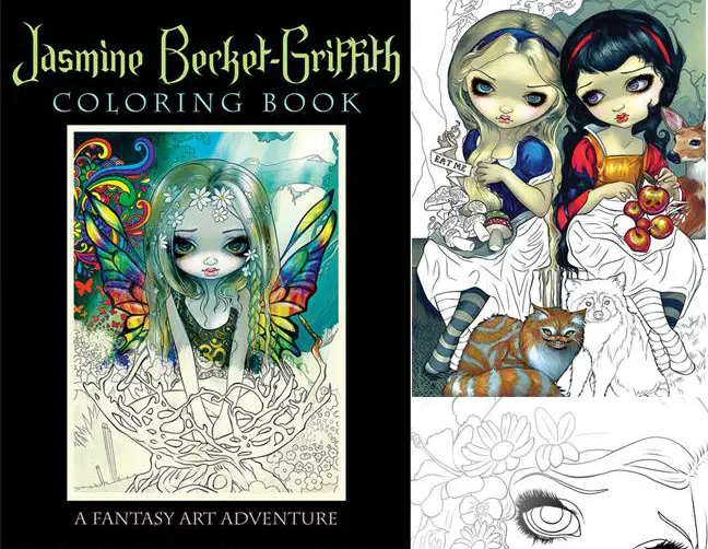 Disney Find- Jasmine Becket-Griffith Coloring Book