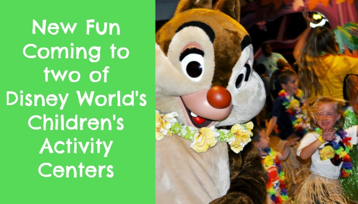 New Activities Coming to Walt Disney World Resort Children Activity Centers