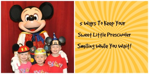 5 Fun Ways to Keep Your Preschooler Busy in Line at Disney!