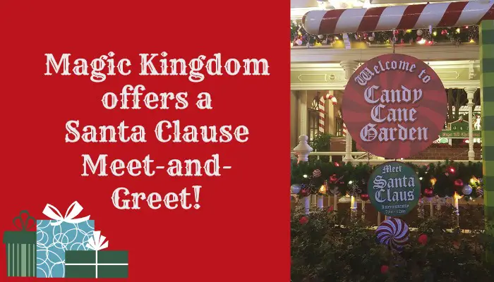 Magic Kingdom Offers Santa Clause Meet and Greet